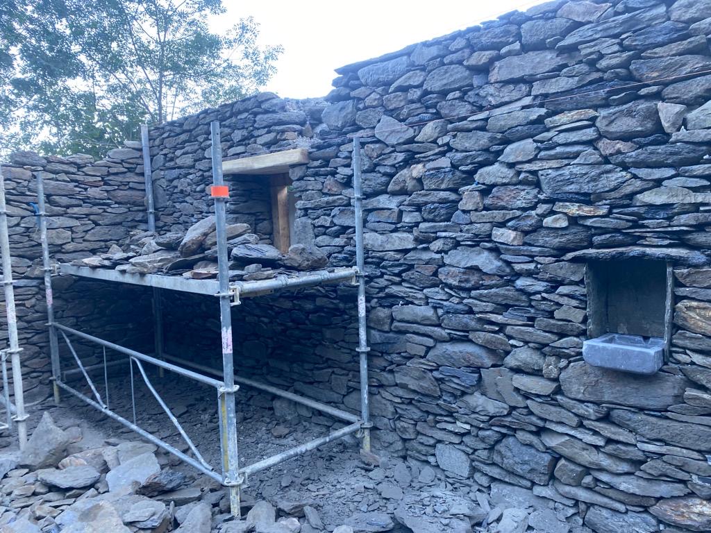 Reconstruction d’une grange foraine dans les Hautes-Pyrénées